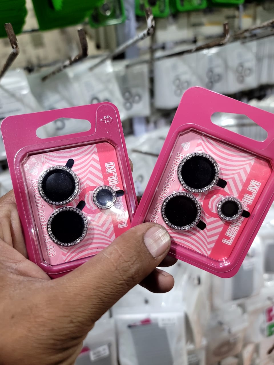 Redmi Note 14 4G Diamond Ring Camera Lens Protector