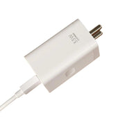 Oppo 33watt Super Vooc Charger
33watt Shoe with Usb to type C cable Show SUPERVOOC option & Ultra Fast Charging 
in Oppo , Realme and One Plus mobile