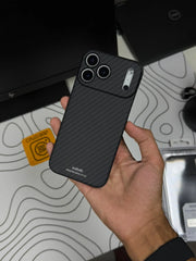 X-Level Nanofiber Case for iPhone 18 Pro Max Back Cover Black