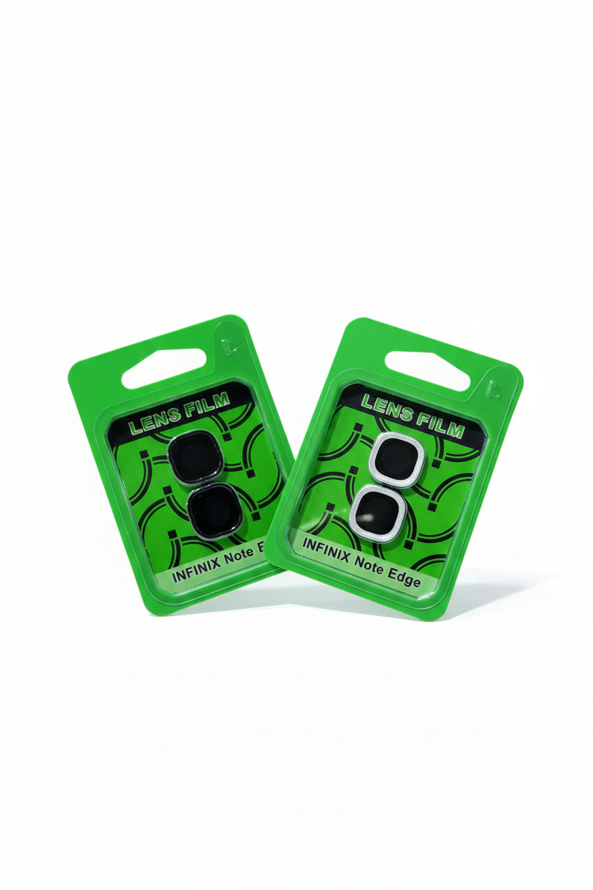 Camera Lens Protector for Infinix Note Edge - Black/Silver