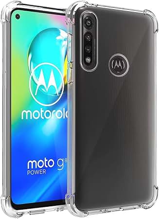 Motorola Moto G Power 2020 Clear Anti Shock Case – Four Corner Bumper Cover