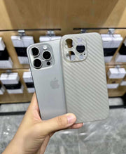 Slim Air Carbon 0.45mm Paper Case for 15 Pro Max