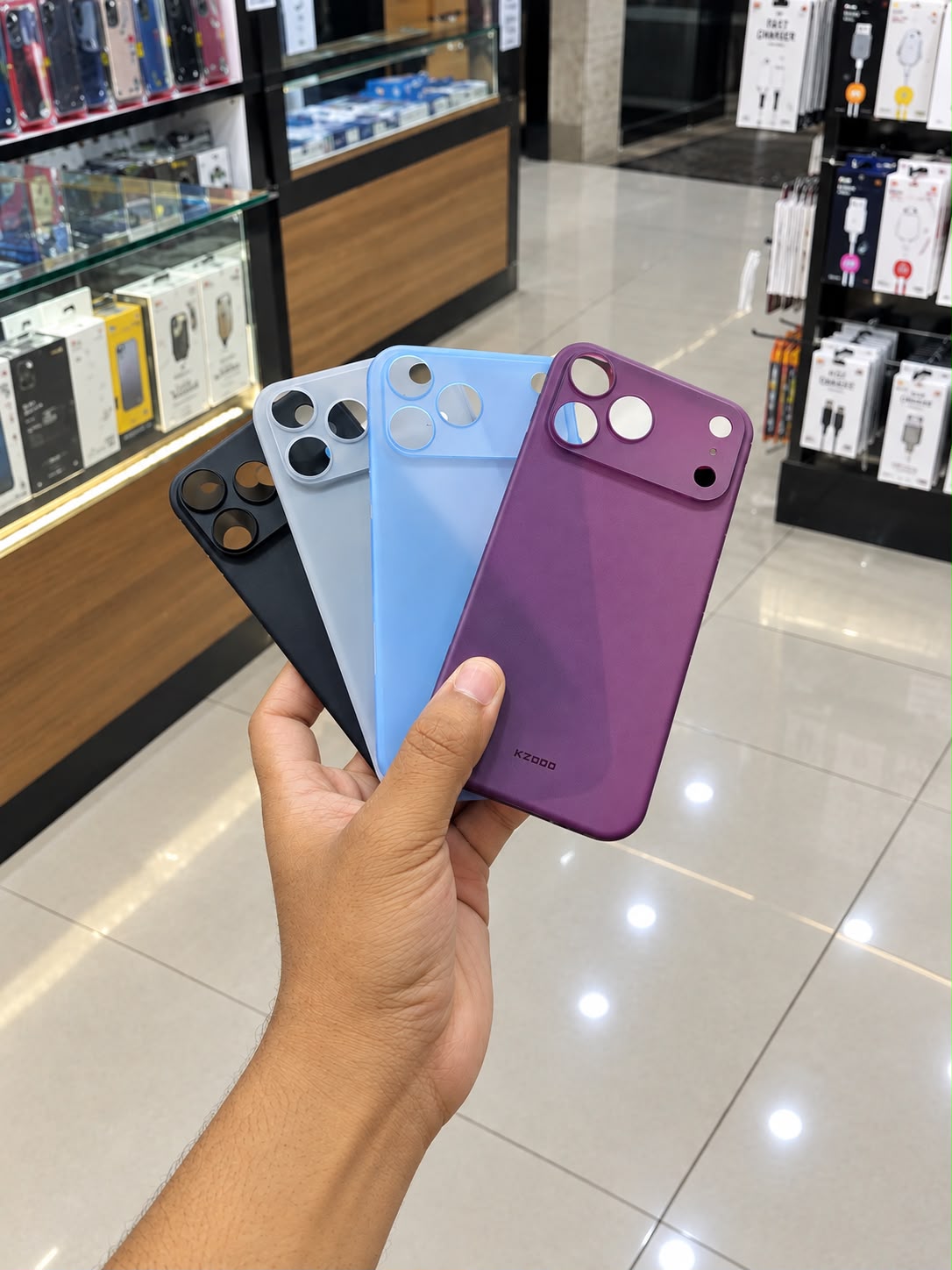KZDoo Air Skin back cover for iPhone 18 Pro Max Slim 0.3mm thickness original kzdoo