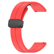 22mm Magnetic D-Buckle Silicone Watch Strap – Sveston / Zero / Haylou Solar / Samsung / Amazfit & More