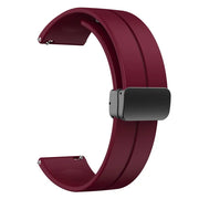 22mm Magnetic D-Buckle Silicone Watch Strap – Sveston / Zero / Haylou Solar / Samsung / Amazfit & More