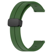22mm Magnetic D-Buckle Silicone Watch Strap – Sveston / Zero / Haylou Solar / Samsung / Amazfit & More