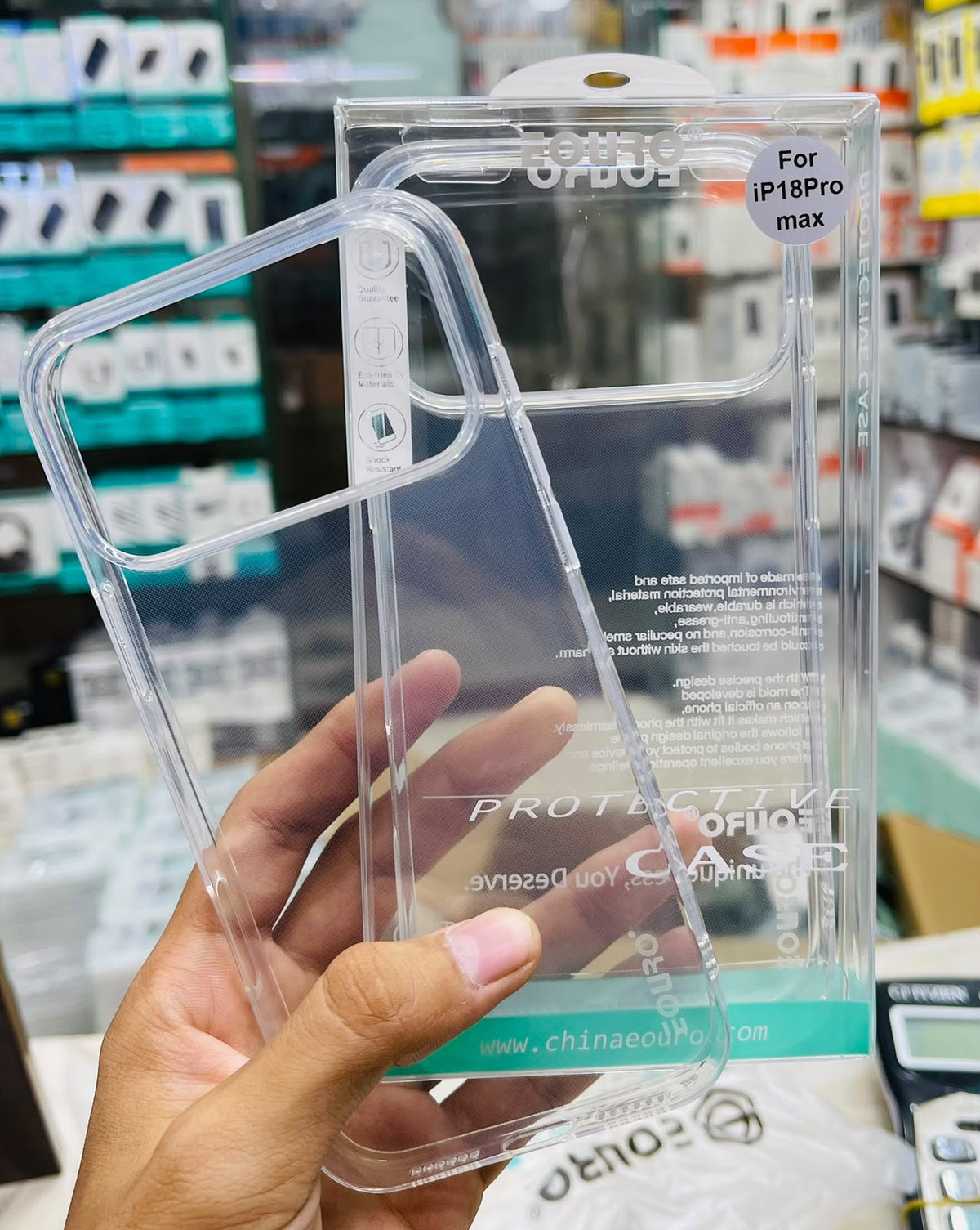 Eouro Protective Clear Case for iPhone 18 Pro Max