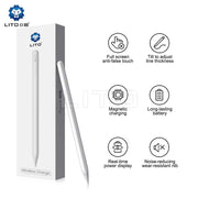 LITO P6 Magnetic Metallic Wireless Charging Stylus Pen for iPad
