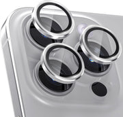 iPhone 16 Pro Max/16 Pro Camera Ring Lens Protector (Natural Titanium) | Aluminum Alloy Camera Lens Guard