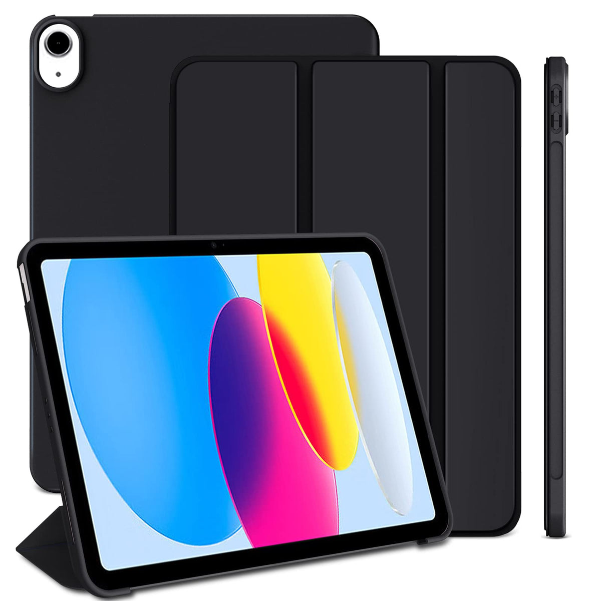 Smart Case for iPad 10th Gen 10.9 inch / 11th Gen 11 inch – Slim Hard Shell Flip Cover with Stand, Auto Sleep/Wake