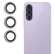 Samsung A37 / A57 Camera Lens Protector – Ring + Tempered Glass (Black / Silver)