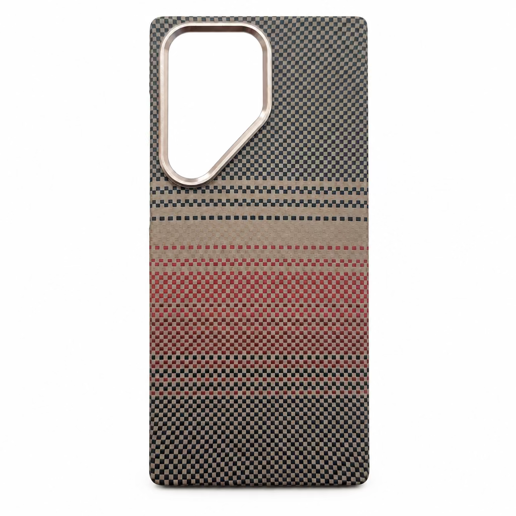 Samsung Galaxy S24 Ultra Pitaka MagEZ Case with Wireless charging— Aramid Fiber