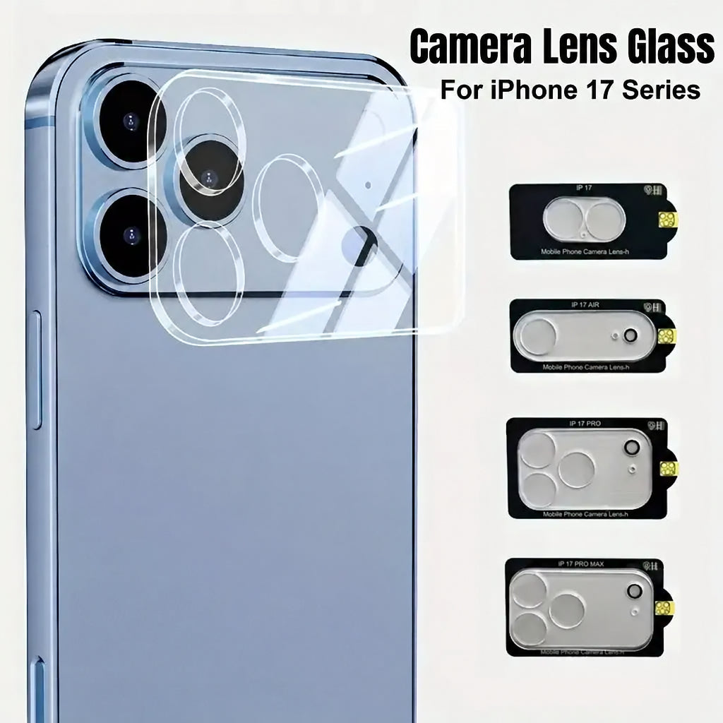 9H Tempered Glass Camera Lens Protector for iPhone 17 / 17 Pro / 17 Air / 17 Pro Max