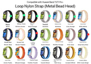 Braided nylon loop strap for Huawei Band 11 / Band 11 Pro – colour options