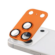 iPhone 17 Pro / Pro Max Aluminum Alloy Camera Lens Protector – Orange / Blue / Grey