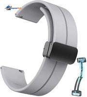 22mm Magnetic D-Buckle Silicone Watch Strap – Sveston – ExpressMall.pk