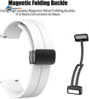 22mm Magnetic D-Buckle Silicone Watch Strap – Sveston Primo / PK / Revolt / Nitro / Alpha / Haylou Solar / LS05 / GST