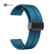 22mm Magnetic D-Buckle Silicone Watch Strap – Sveston Primo / PK / Revolt / Nitro / Alpha / Haylou Solar / LS05 / GST