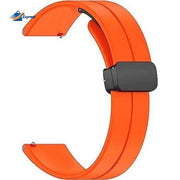 22mm Magnetic D-Buckle Silicone Watch Strap – Sveston Primo / PK / Revolt / Nitro / Alpha / Haylou Solar / LS05 / GST