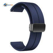 22mm Magnetic D-Buckle Silicone Watch Strap – Sveston Primo / PK / Revolt / Nitro / Alpha / Haylou Solar / LS05 / GST
