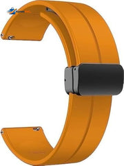 22mm Magnetic D-Buckle Silicone Watch Strap – Sveston Primo / PK / Revolt / Nitro / Alpha / Haylou Solar / LS05 / GST