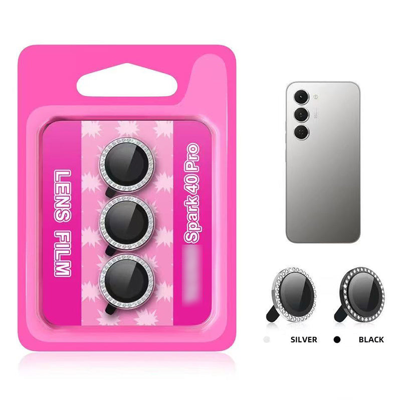 Tecno Spark 40 Pro Diamond Ring Camera Lens Protector