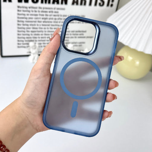 iPhone 15 Pro Max Translucent Back Cover With MagSafe Charging And Action Button - Clearance Sale