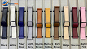 22mm Leather Silicone Strap with Square D-Buckle Lock Zero Luna Zero Pixel Zero Royale Zero Nova Zero Meta